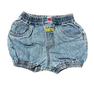 Vintage Rainbow Tag Gymboree Denim Bubble Shorts (X-Small)
